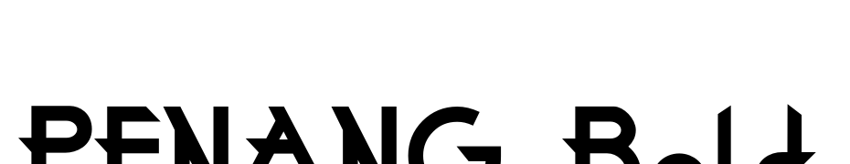 PENANG Bold cкачати шрифт безкоштовно
